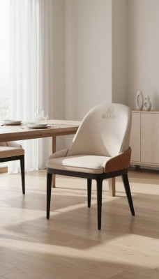 Sessel Stuhl 1x Esszimmer Lounge Sitz Polsterstuhl Neu Leder Fernseh