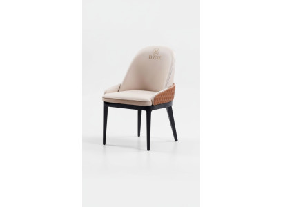 Sessel Stuhl 1x Esszimmer Lounge Sitz Polsterstuhl Neu Leder Fernseh