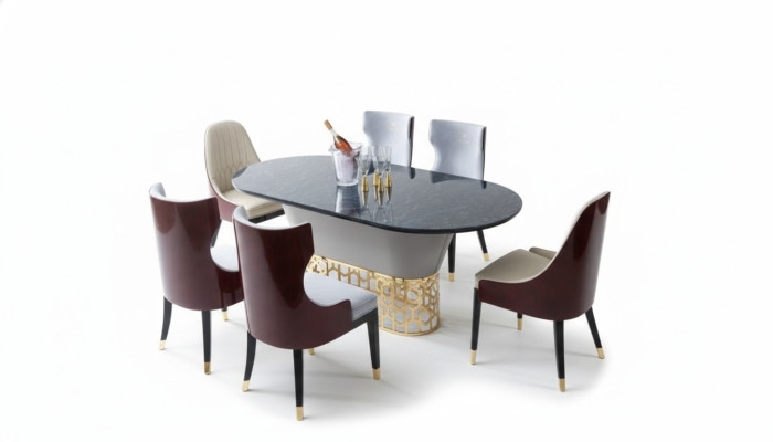 Komplett Set Esstisch 4x Stühle Esszimmer Set Ess Gruppe Holz Tisch Tische