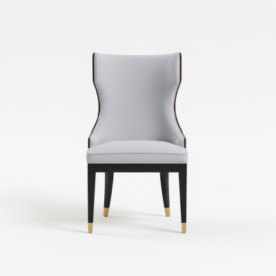 Ess Zimmer 1x Stuhl Stühle Polster Holz Modern Designer Lehn Sitz Sessel
