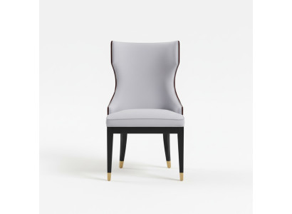 Ess Zimmer 1x Stuhl Stühle Polster Holz Modern Designer Lehn Sitz Sessel