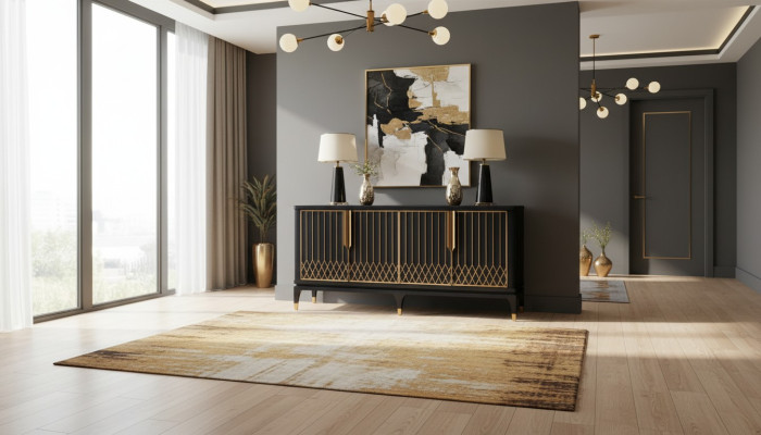 Sideboard Design Kommode Holz Schrank Kommoden Möbel Konsole Side
