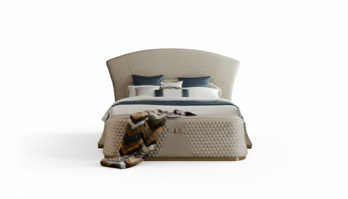 Bett Leder Schlafzimmer Möbel Luxury Moderne Betten 3tlg. Set Boxspring