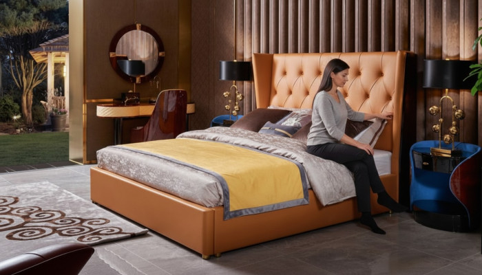 Klassisches bettgestell schlafzimmer möbel design betten 3tlg. set garnitur