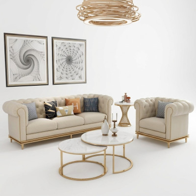 Sofa Sofagarnitur 3+1 Sitzer Set Design Polster Couchen Couch Modern Garnitur