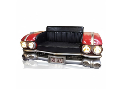 Sofa Auto Halbes Fahrzeug Ratro Cinema Couch Polster Garnitur Ledersofa