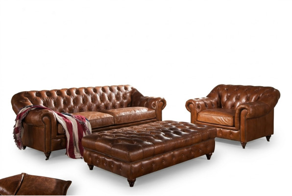 Sofagarnitur 31 Sitzer Chesterfield Garnitur Englische Vintage Sofa Sessel