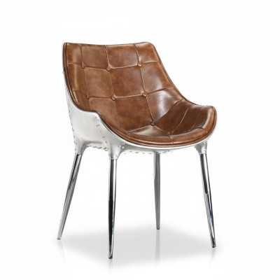 Design Polster Stuhl Stühle Sitz Lehn Büro Esszimmer 1x Stuhl Lederstuhl