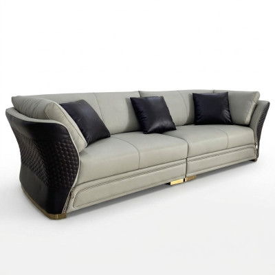 Couch Polster Design Sofa Moderne 4er Sitz Sofas Wohn Zimmer Deko Möbel