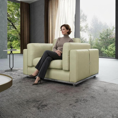 Sessel Clubsessel Loungesessel Cocktailsessel Relax Polster Club Leder Sofas Neu