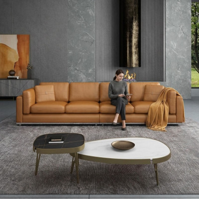 Sofa 4 Sitzer Sofas Luxus Polstersofas Ledersofas Luxus Designer Couch Neu Sofa