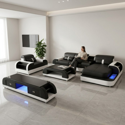 Designer Wohnlandschaft LForm Couch Ecksofa Polster Garnitur Eckgarnitur Sofa