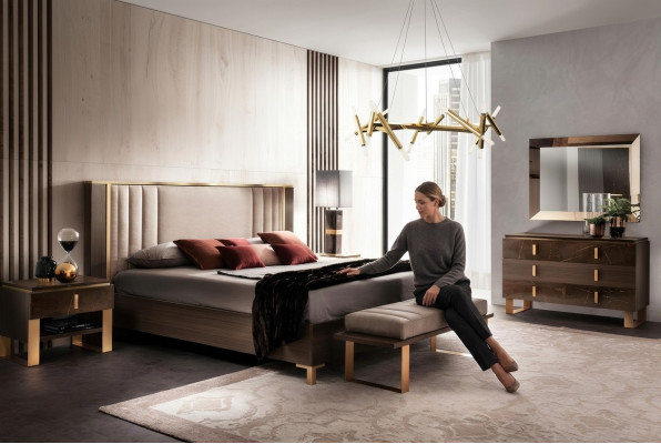 Bett Polster Design Doppel Betten Hotel Schlaf Zimmer 180x200cm arredoclassic