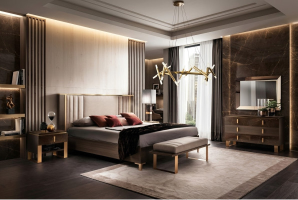 Bett Polster Design Doppel Betten Hotel Schlaf Zimmer 180x200cm arredoclassic