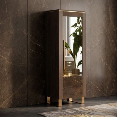 Vitrine Holz Schrank Klassische Vitrinen Holz Schränke Design Wohnzimmer Möbel