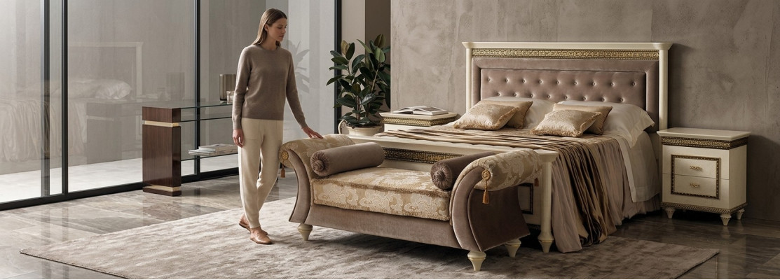 Chaiselounge Sofa Liege Couch Liegen Chaise Textil Barock Rokoko arredoclassic