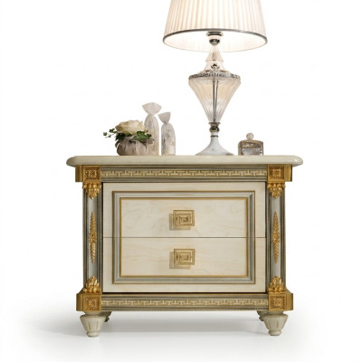 Design Nachttisch Konsole Beistell Tische Schlaf Zimmer Holz Luxus Konsolen Neu