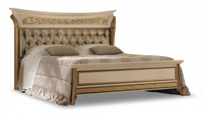 Bett Polsterbett Betten Polster Designer Hotel Doppel 180x200 arredoclassic