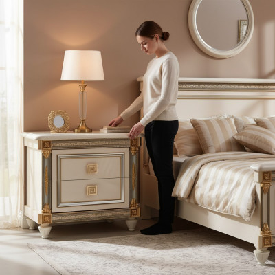 Design Nacht Tisch Beistell Konsole Schlaf Zimmer Luxus Konsolen Tische Italien