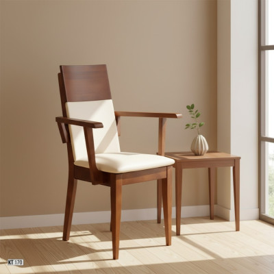 Stühle Stuhl Lehnstuhl Polster Massiv Holz Textil Holz Sessel Leder Neu Lounge