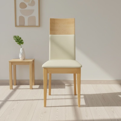 Stühle Stuhl Lehnstuhl Massiv Holz Textil Holz Sessel Leder Neu Lounge Polster