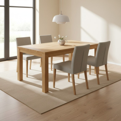 Tisch Esstisch Massive Möbel Esszimmer 200x100cm Echtes Holz Vollholz Neu Tische