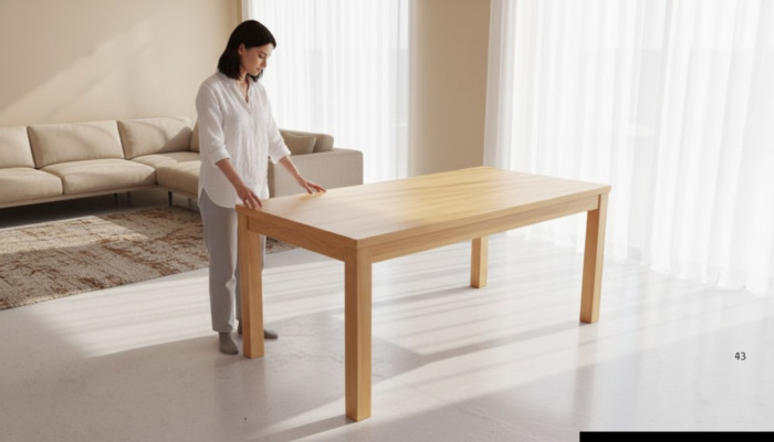 Esstisch Holz Tische Wohn Ess Zimmer Tisch 180x90cm Esstische Massiv Massivholz