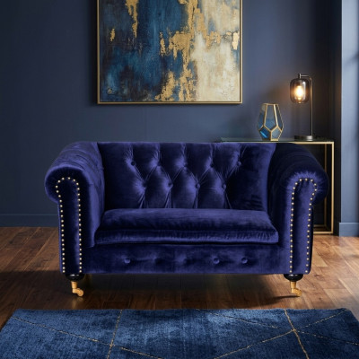 jvmoebel ®  Leder Sofa Couch - Design Polster Zweisitzer Couch Garnitur Schwarz