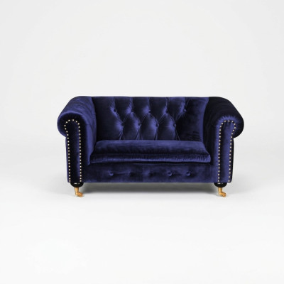 jvmoebel ®  Leder Sofa Couch - Design Polster Zweisitzer Couch Garnitur Schwarz