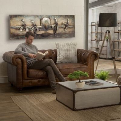 jvmoebel ®  Leder Sofa Couch - Design Polster Zweisitzer Couch Garnitur Braun