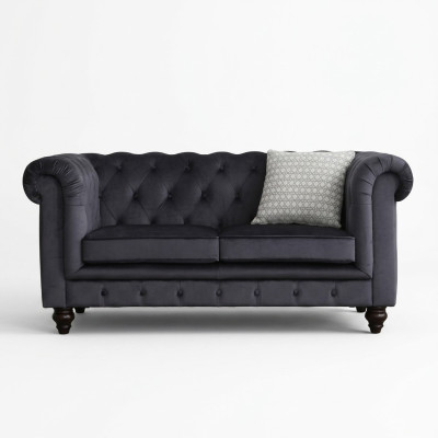 Sofa Luxus Textil Chesterfield Couch Sofas Polster 2 Sitzer Zweisitzer