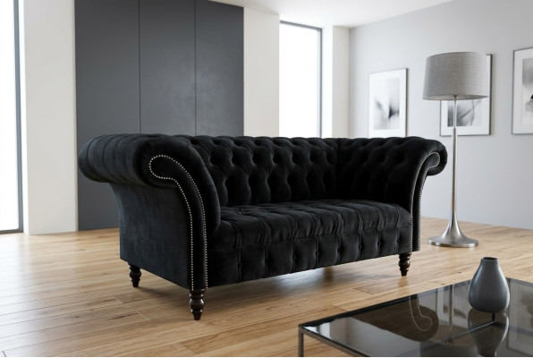 Sofa Zweisitzer Textil Sofas Couch Polster Garnitur Sofagarnitur Dreisitzer Neu