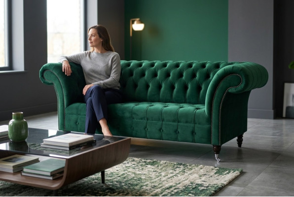 Sofa Couch Polster 2 Sitzer Textil Sofas Couchen Sitz Garnituren Design Club