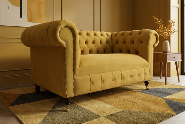Sofa 2 Sitzer Design Sofas Polster Moderne Sitz Stoff Textil Zweisitzer Neu