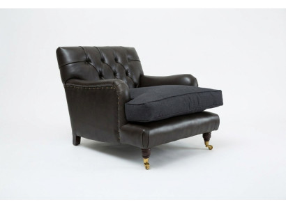 Sessel Club Lounge Designer Stuhl Polster Sofa 1 Sitzer Relax Drehbar Fernseh