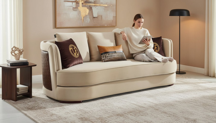 Designer Sofa Couch Polster Sofas Couchen Leder Neu 3 Sitzer Dreisitzer