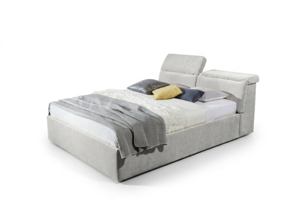 Weißes 180x200 Bett Schlafzimmer Betten Textil Leder Hotel Luxus Polster Big