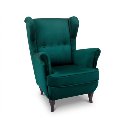Ohrensessel Sessel Fernseh Design Polster Sofa Couch Chesterfield Textil Möbel