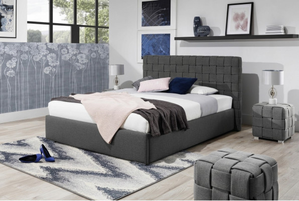Bett Design Luxus Luxus Betten Textil Modernes Schlafzimmer 140/160/180 Neu130