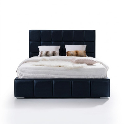 Samt Bett Polster Design Luxus Doppel Hotel Schlaf Zimmer Betten Chesterfield