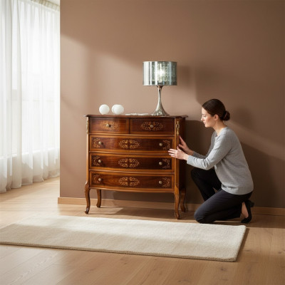 Wohnzimmer Luxus Italienische Möbel Klassischer Barock Stil Kommode