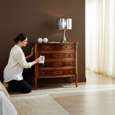 Möbel Holz Stil Barock Braun Kommode Schränke Designer Italienische Möbel Neu