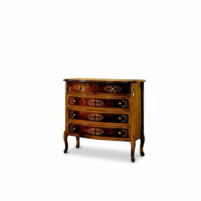 Möbel Holz Stil Barock Braun Kommode Schränke Designer Italienische Möbel Neu