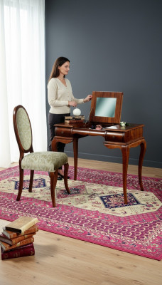 Design Tisch Sekretär Luxus Schreib Büro Möbel Holz Tische Office