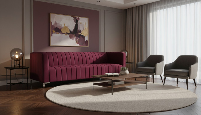Original Sofa  Wohnzimmer Design Couchen Polster Sofas Chesterfield Dreisitzer