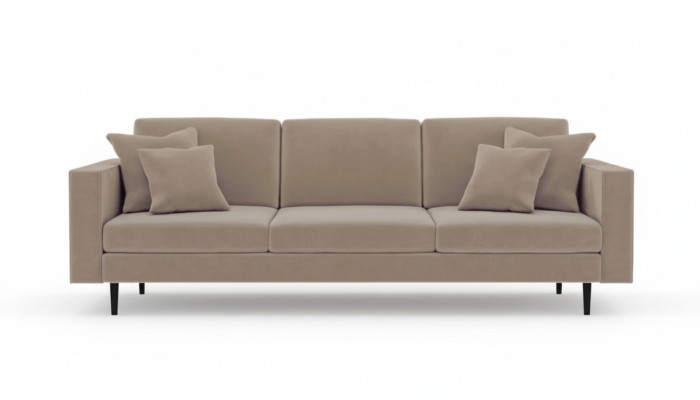 Italienische Stil Möbel Sofa Couch Textil Stoff Samt Sofas Couchen Wohnzimmer