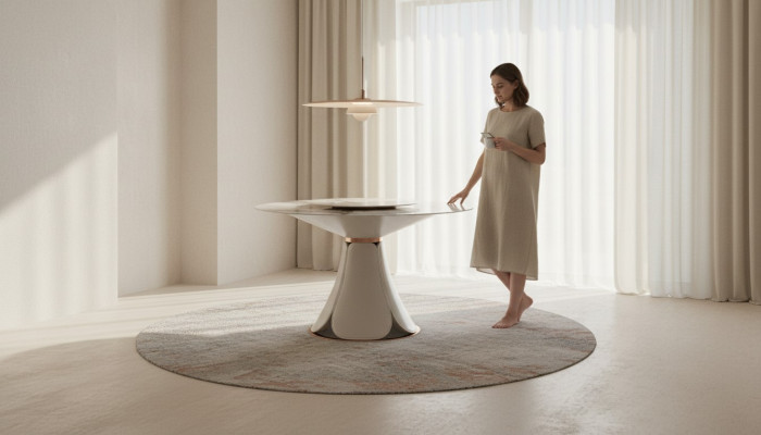 Esstisch Leder Stein Tische Holz Luxus Moderne Design Möbel Tisch