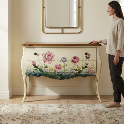 Design Kommode Kommoden Holz Anrichte Moderne Sideboard Deko Hoch Schrank