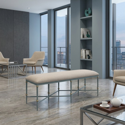 Designer Hocker Fußhocker Beistellhocker Chaiselounge Ottomane Sitzbank