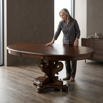 Esstisch Holztisch Massive Holz Möbel Meeting Esszimmer Besprechungs Tisch Neu